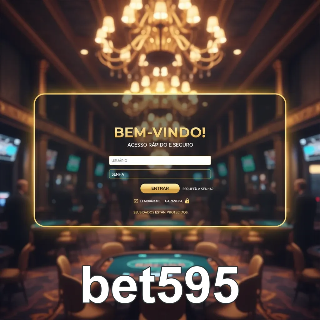 Tela de login do aplicativo bet595 para acesso seguro.