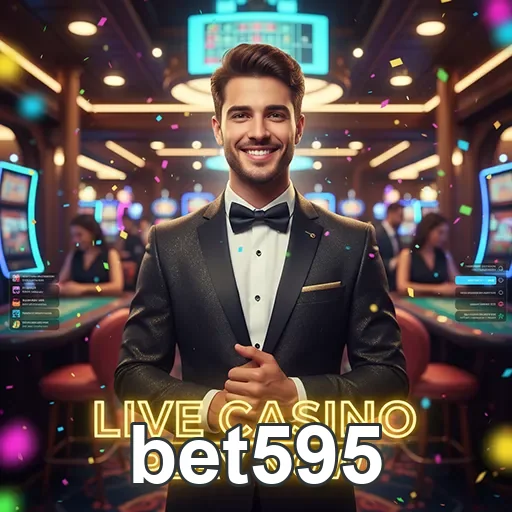 Jogador em cassino ao vivo na plataforma bet595.