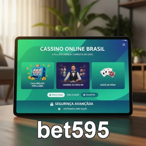 Tela de cassino online do bet595 com jogos populares.