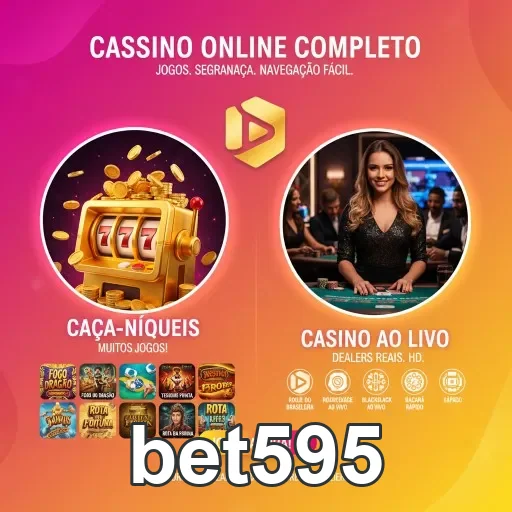 Variedade de caça-níqueis e cassino ao vivo na bet595.