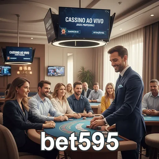 Imagem de atendimento VIP no cassino ao vivo do bet595.