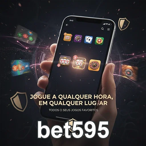 Jogador acessando jogos de slot no bet595 pelo mobile.