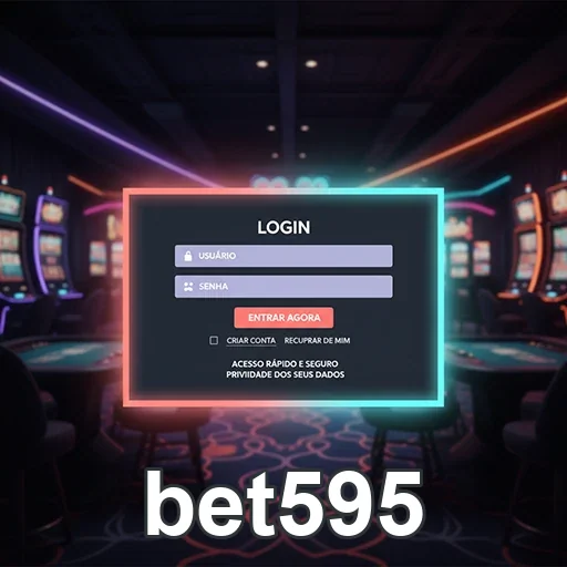 Tela de login da plataforma bet595 com segurança para VIP.