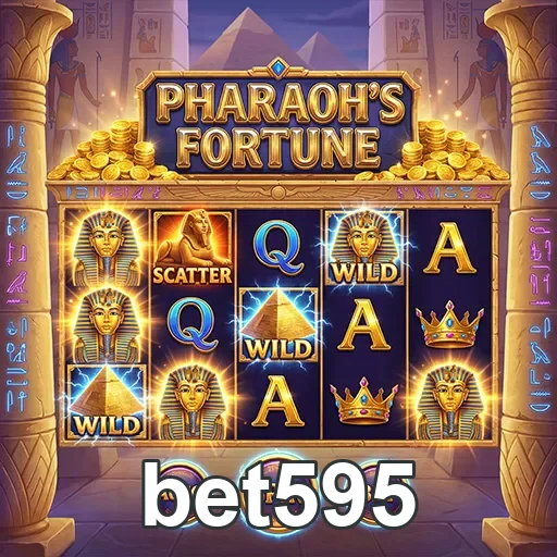 Slot game Pharaoh's Fortune na plataforma bet595.