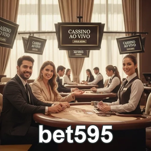 Jogadores em cassino ao vivo na plataforma bet595.