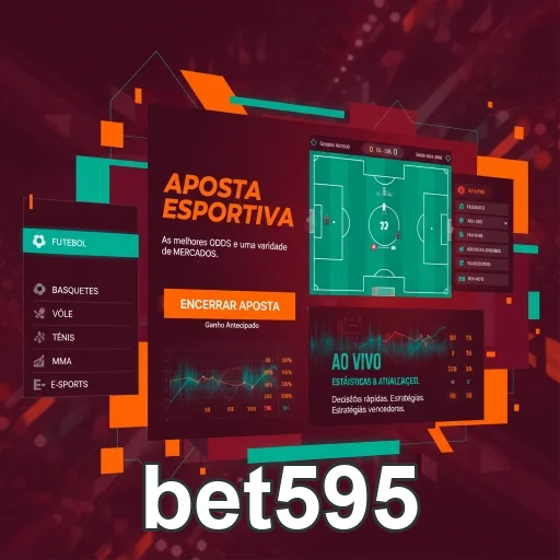 Interface de apostas esportivas da bet595 com gráficos interativos.