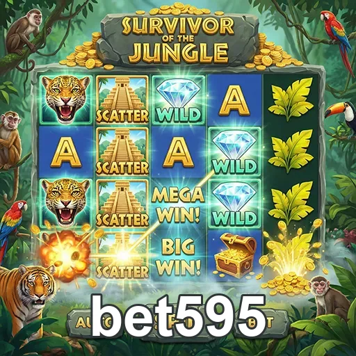 Tela do jogo Survivor of the Jungle no bet595.