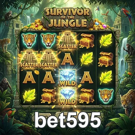 slot de jogo 'Survivor of the Jungle' disponível na bet595.